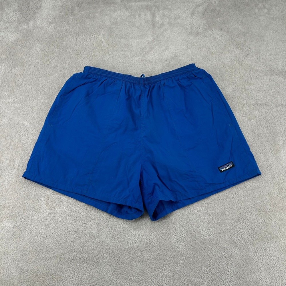 Patagonia 5" Baggies Shorts Mens Medium Blue Lined Swimwear Hiking Summer